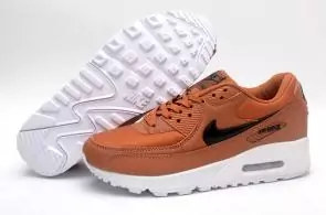 chaussure nike air max 90 brownleather gray blue